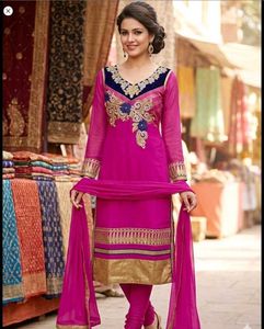 Designer Pink Kurta Set with Dupatta