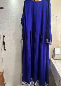 Royal Blue Ruffle Gown