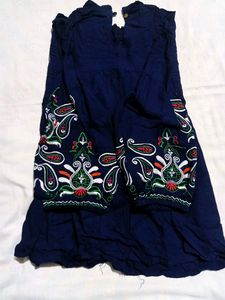 Crop Top With Hand Embroidery