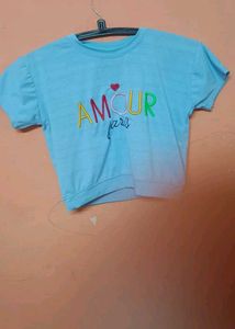Amour Paris Embroidered T-shirt