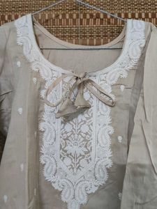 tailored made pure cotton suit