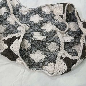 Crochet 👗Checkerboard Crop Top