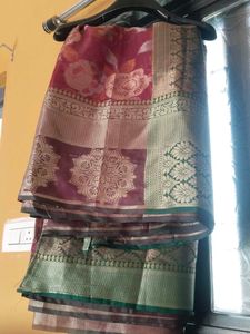 Vibrant Floral Saree