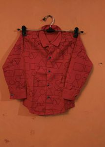 RED SHIRT WITH WHITE JEANS FOR KIDS