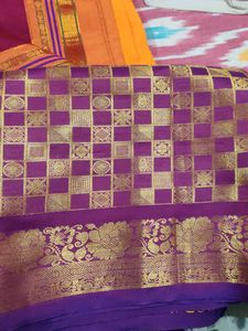 Combo Saree And 2 Dupatta