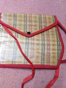 Red &amp; Plaid Crossbody Bag