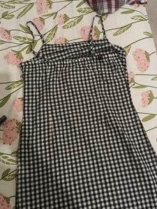Gingham Check Mini Dress