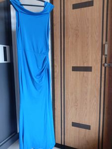Vibrant Blue Maxi Dress