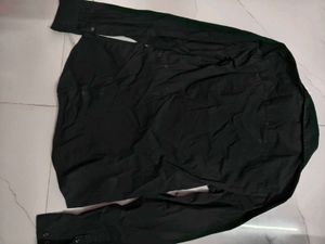 Classic Black Collared Shirt