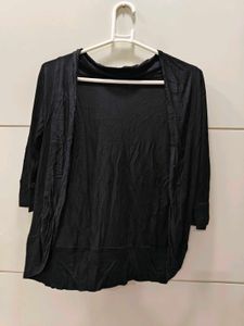 Black Open Front shrug
