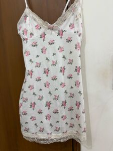 coquette Floral Print Slip Dress/Top