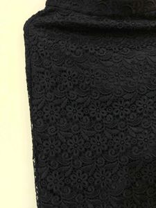 Elegant Black Lace Skirt
