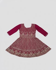 Elegant pink sharara set
