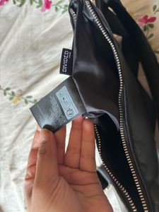 H&amp;M Black Shoulder Bag With Sling And Pouch