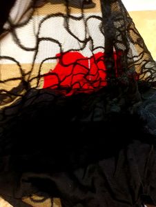 Red &amp; Black Frock