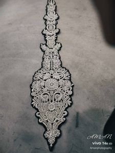 Embroidery Patch In Silver Colour