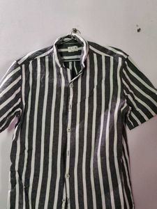 Men's Striped Short Sleeve Shirt
