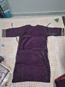 Elegant Purple Kurta Set