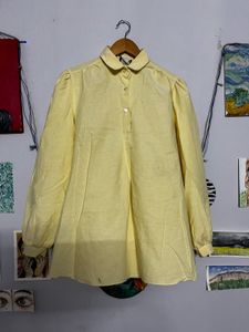 Vintage Yellow Peter Pan Collar Blouse💛💛💛