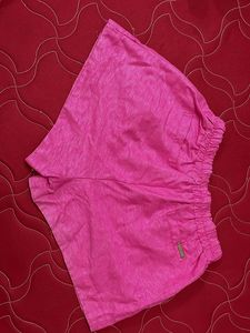 Pink Heathered Shorts