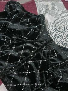 Black geometric tube neck corset top