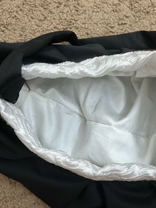 Elegant Black and White Clutch