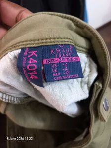 Olive Green Skinny Fit Pants