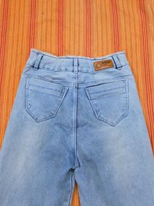 Light Wash Wide Leg Jeans