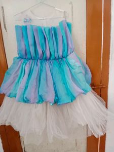 Stunning Blue &amp; Purple Gown