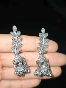 (combo)Boho Leaf & Lantern Jhumka Earrings