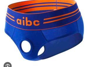 Men's Blue Boxer with hole in. the front