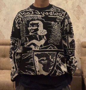 Graphic Print Sweater