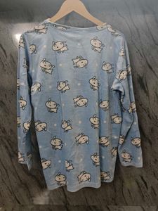 Cute Cartoon Print Top