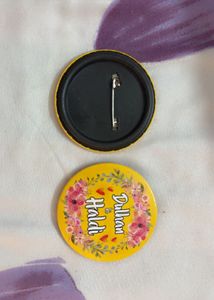 9 pieces of Bridal Shower Buttons Set