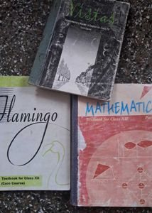 Class XII Textbooks - Flamingo, Maths, Vistas