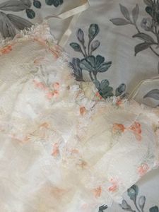 Fairycore Floral Mesh Mini Dress