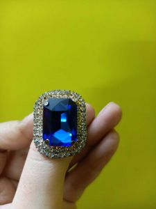 Blue Gem Ring