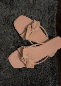 Chic Bow Detail Flat Sandals