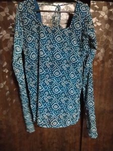Bohemian Bandhani Print Blouse