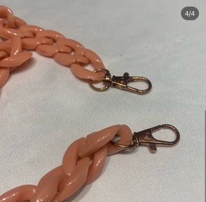 Blush Pink Chunky Acrylic Eyeglass Chain