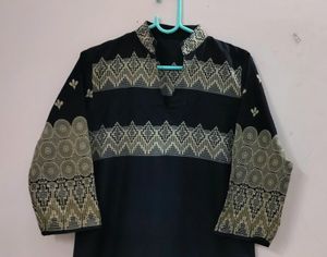 Black Cotton Kurti
