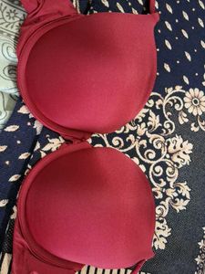 Burgundy padded pushup Bra 34c - Comfortable Every