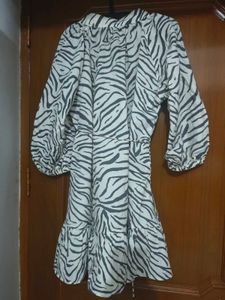 Stylish Zebra Print Dress