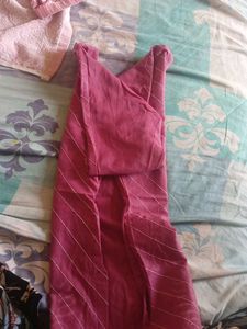 Beautiful Pink Striped short kurti