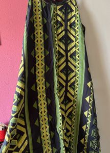 Boho Geometric Print Spaghetti Strap Top