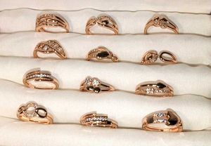 Rose Gold Rings with AD Diamonds💎