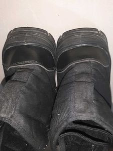 UniStar Black Canvas High-Top boots