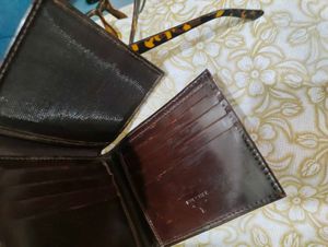 Classic Genuine Patent Leather Wallet