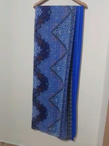 Blue Printed Kurta set