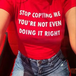 set of 2 Red and brown Crop Tops